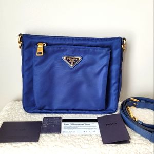 Prada Tessuto Nylon with Crossgrain leather